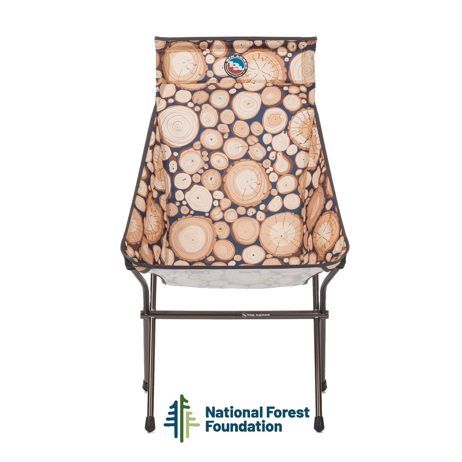 Big Six Camp Chair Wood Front